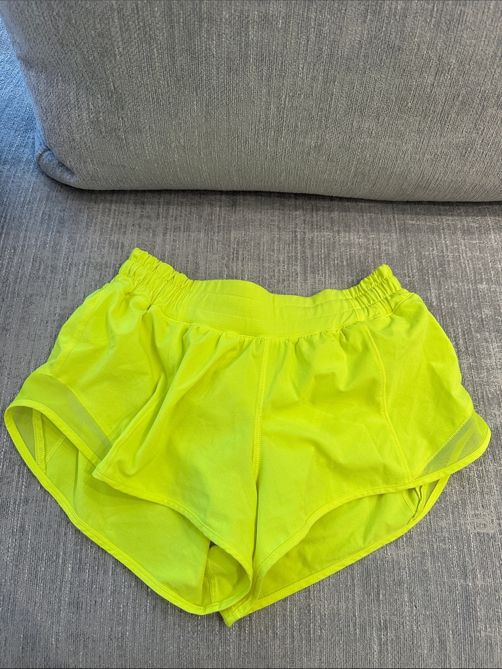 Neon Yellow Women’s Athletic Shorts